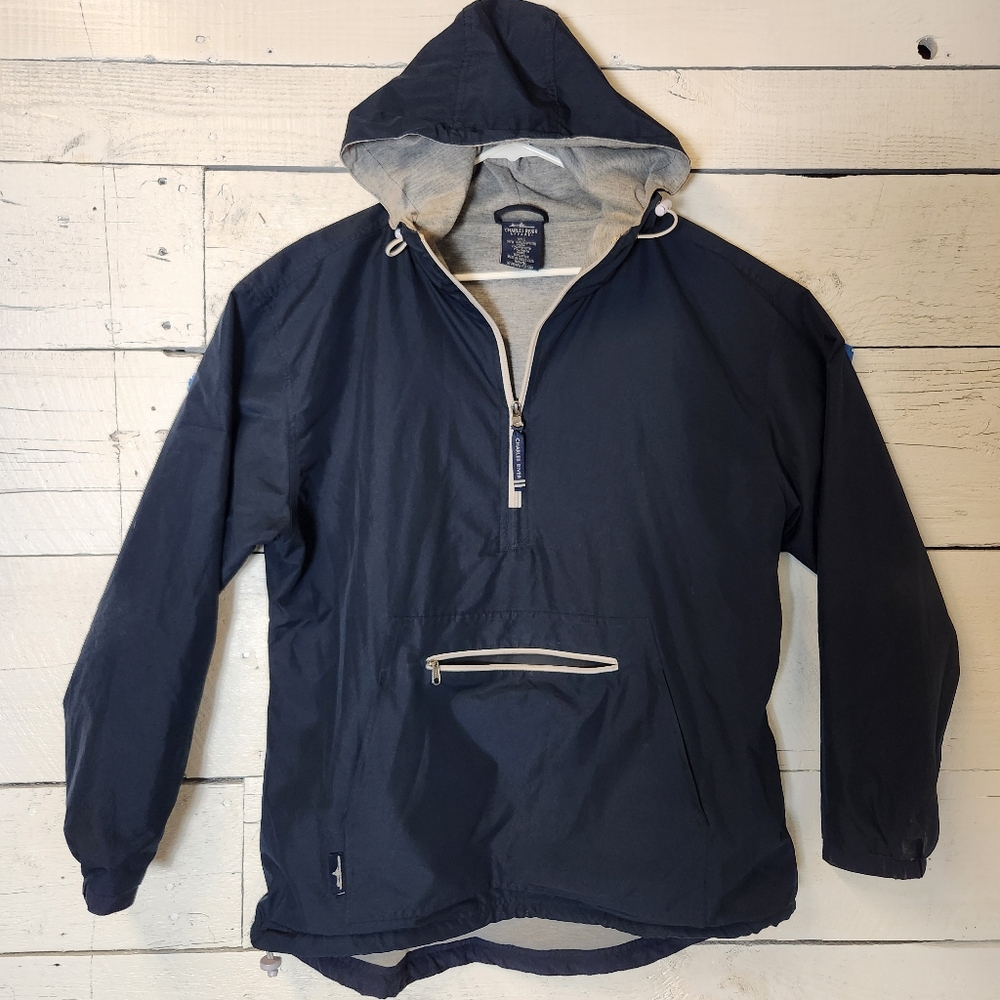Charles River Apparel Rain Jacket/Windbreaker Size L